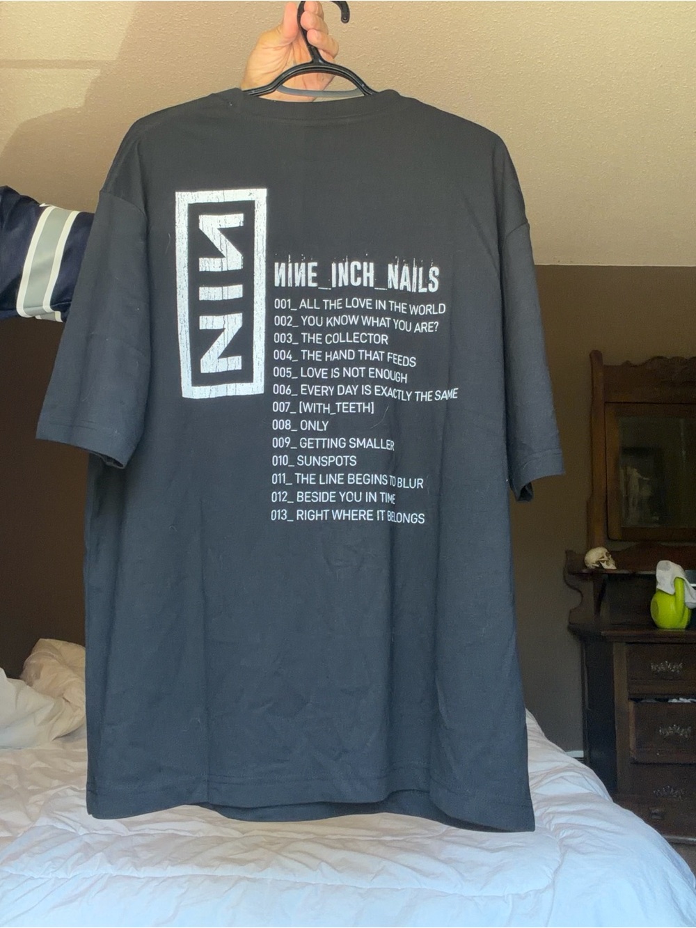 Nine Inch Nails With Teeth T-Shirt Large